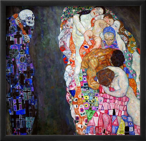 Life and Death - Gustav Klimt Paintings